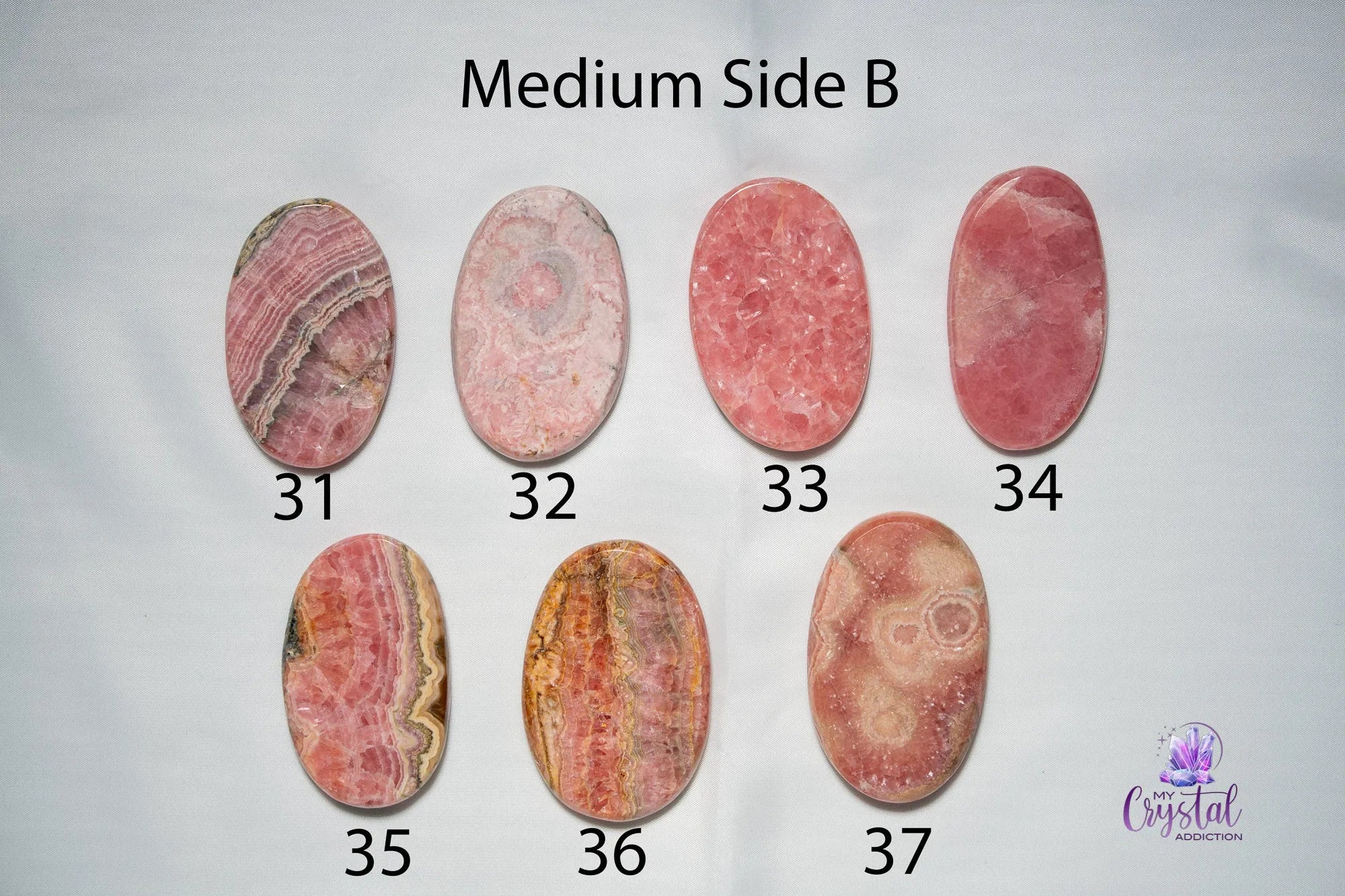 Rhodochrosite Palm Stone - My Crystal Addiction