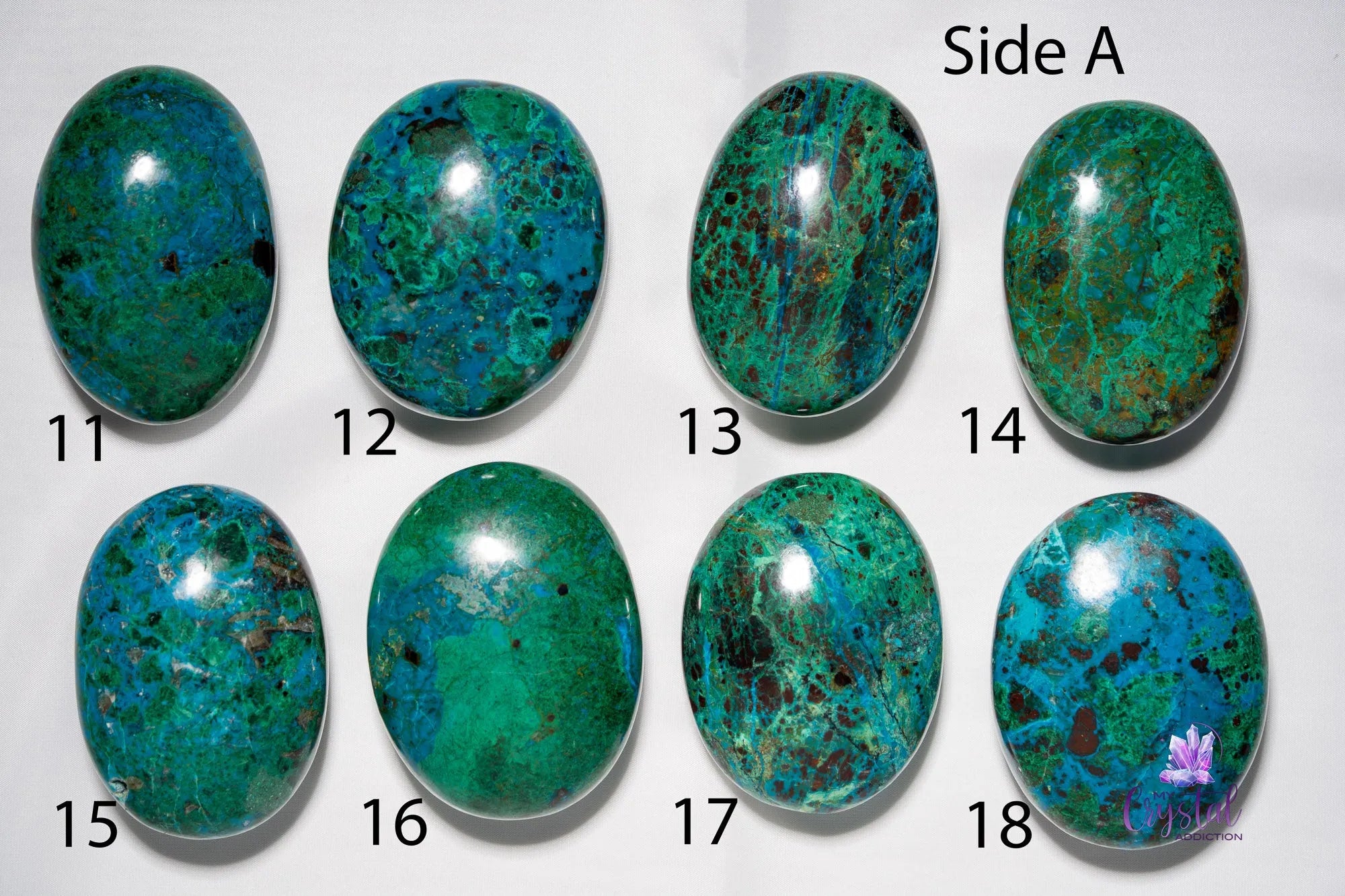 Chrysocolla Palm Stone - My Crystal Addiction