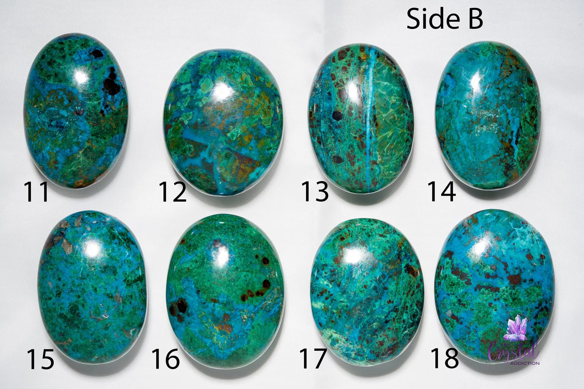 Chrysocolla Palm Stone - My Crystal Addiction