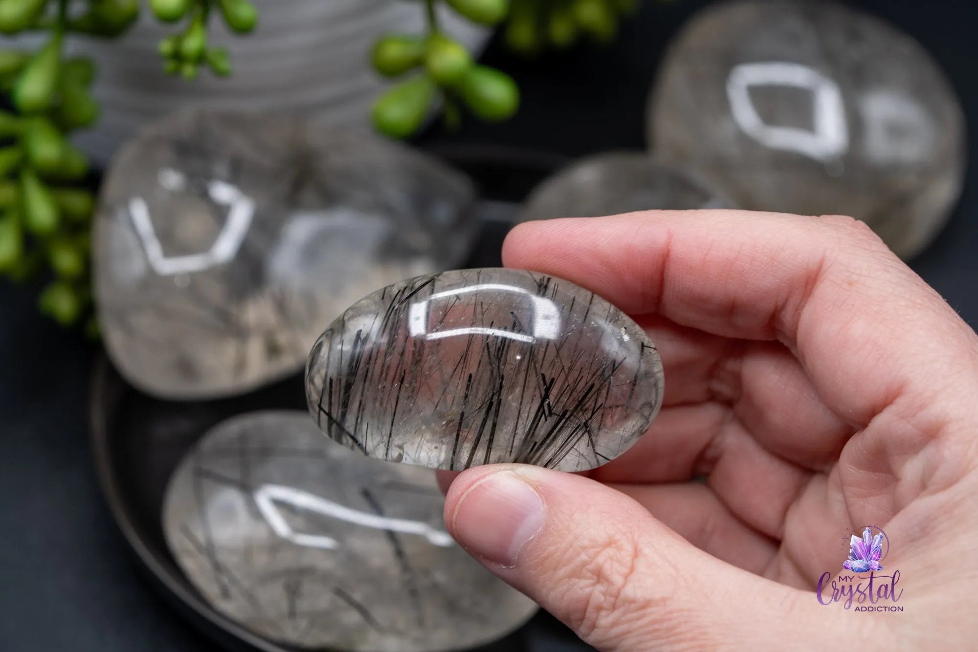 Black Touramline Quartz Lens - My Crystal Addiction