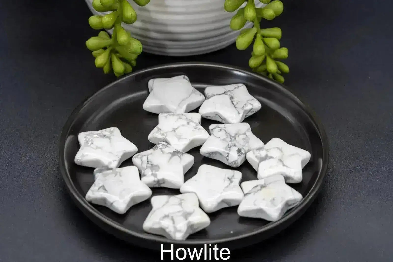 Howlite Carving Star - My Crystal Addiction
