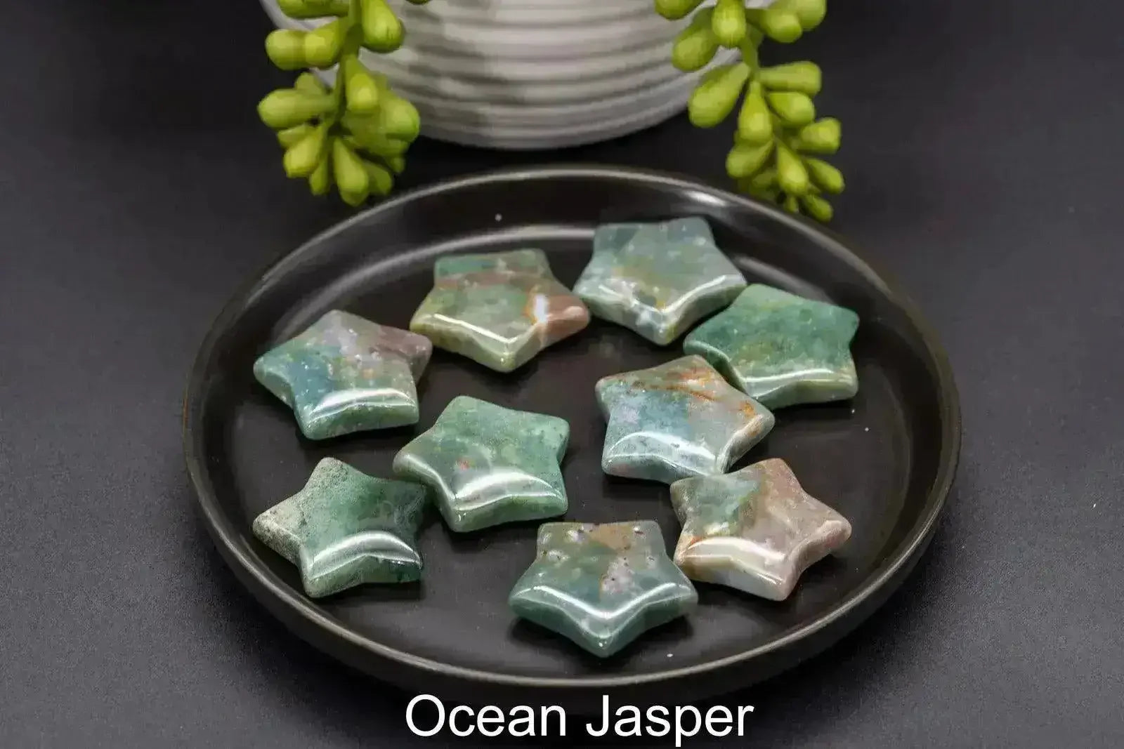 Ocean Jasper Carving Star - My Crystal Addiction