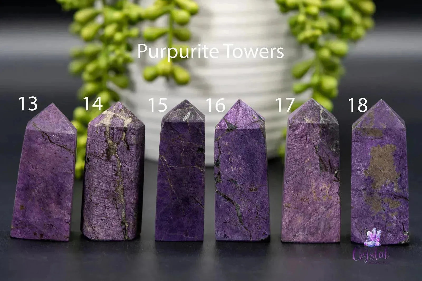 Purpurite Towers 1.9"-3.8"/49mm-96mm - My Crystal Addiction