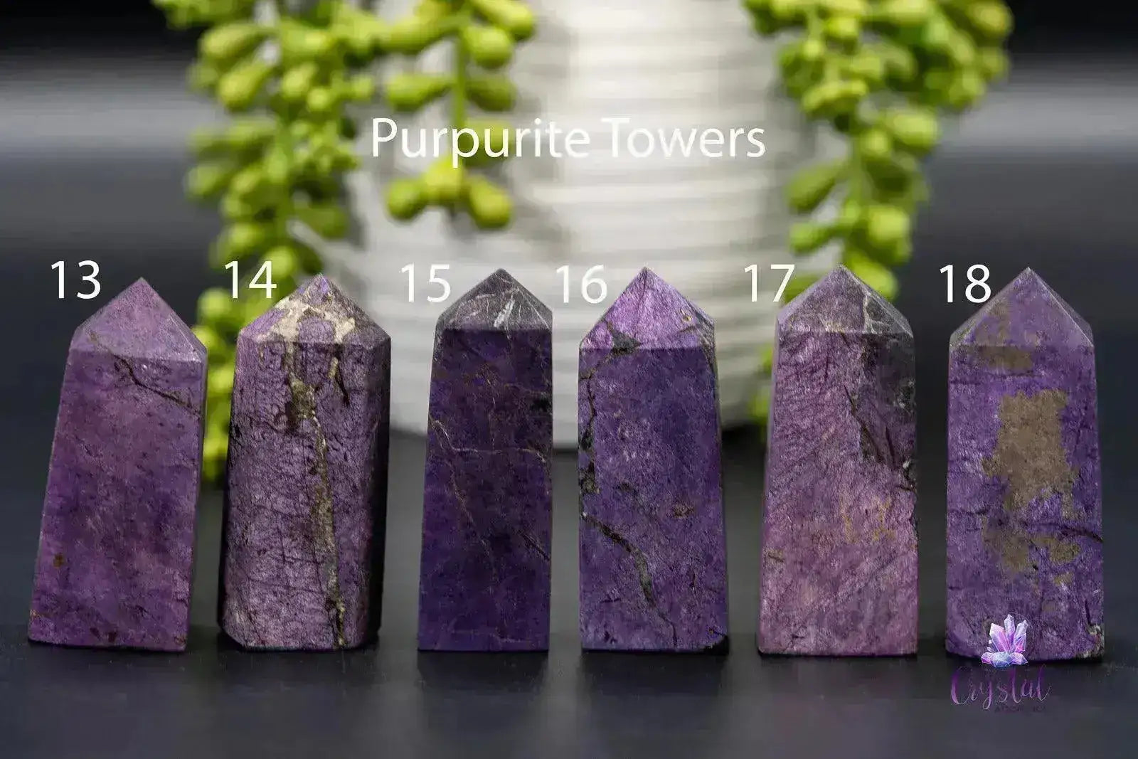 Purpurite Towers 1.9"-3.8"/49mm-96mm - My Crystal Addiction
