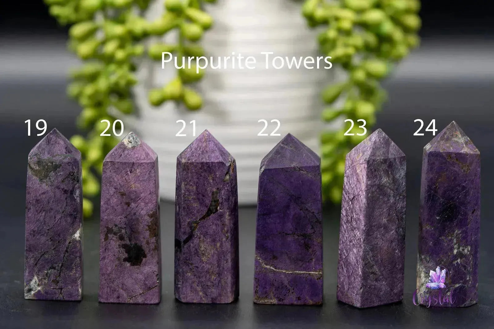 Purpurite Towers 1.9"-3.8"/49mm-96mm - My Crystal Addiction