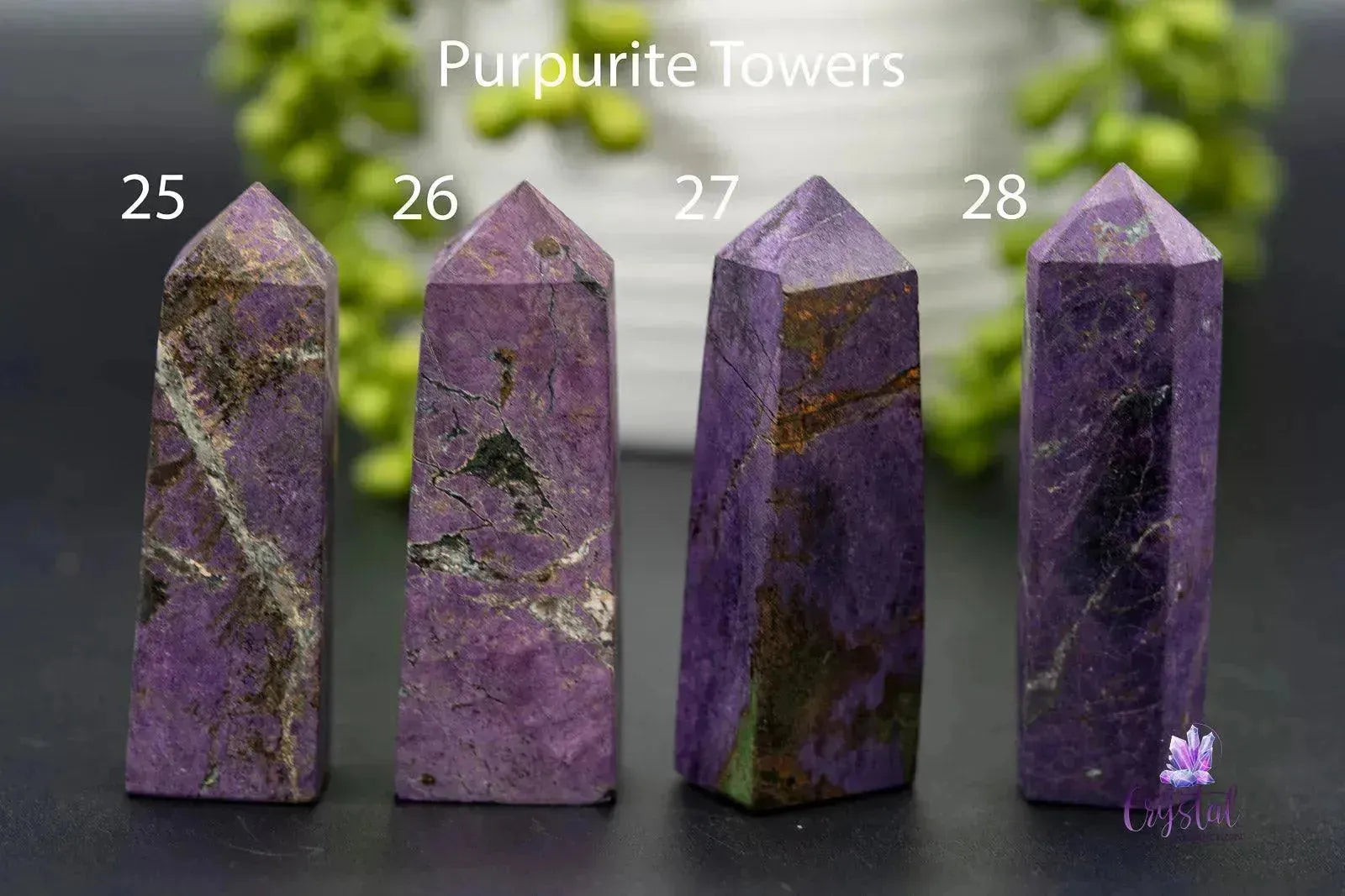Purpurite Towers 1.9"-3.8"/49mm-96mm - My Crystal Addiction