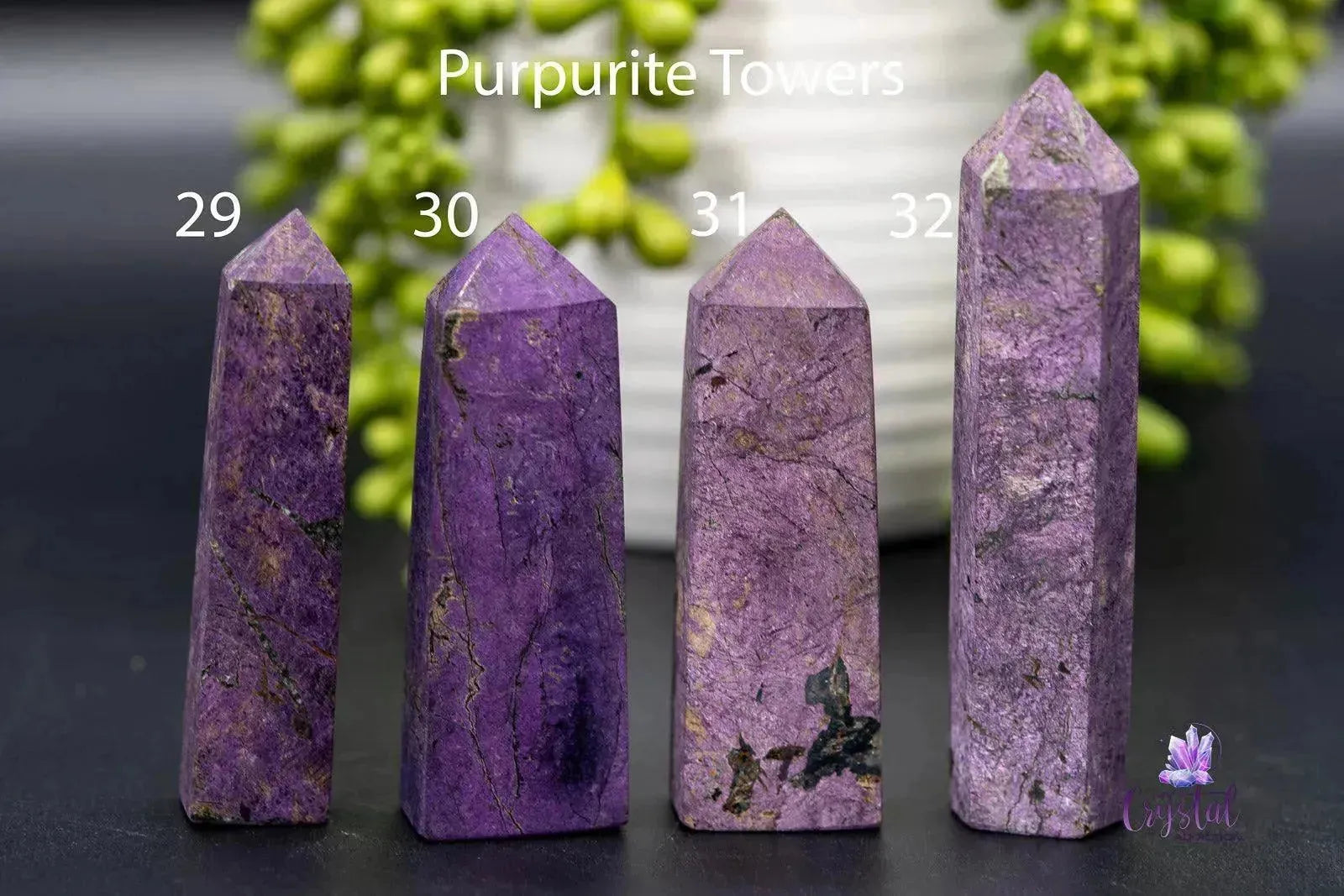 Purpurite Towers 1.9"-3.8"/49mm-96mm - My Crystal Addiction