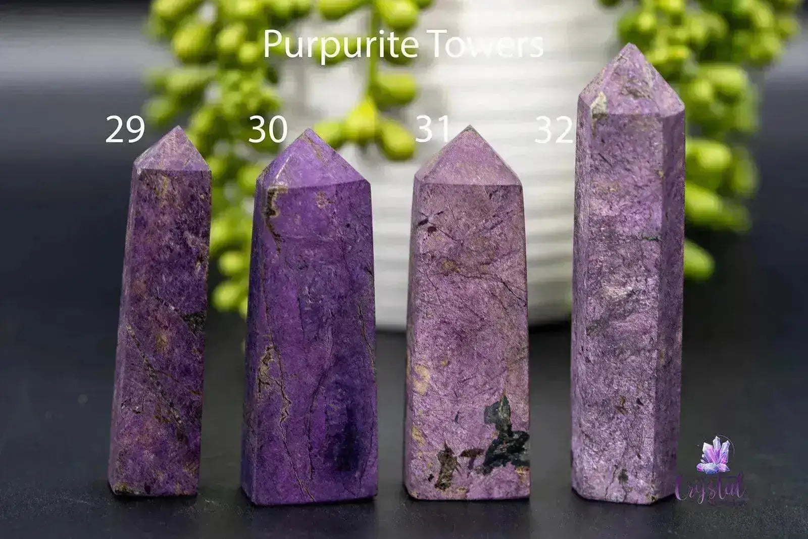 Purpurite Towers 1.9"-3.8"/49mm-96mm - My Crystal Addiction