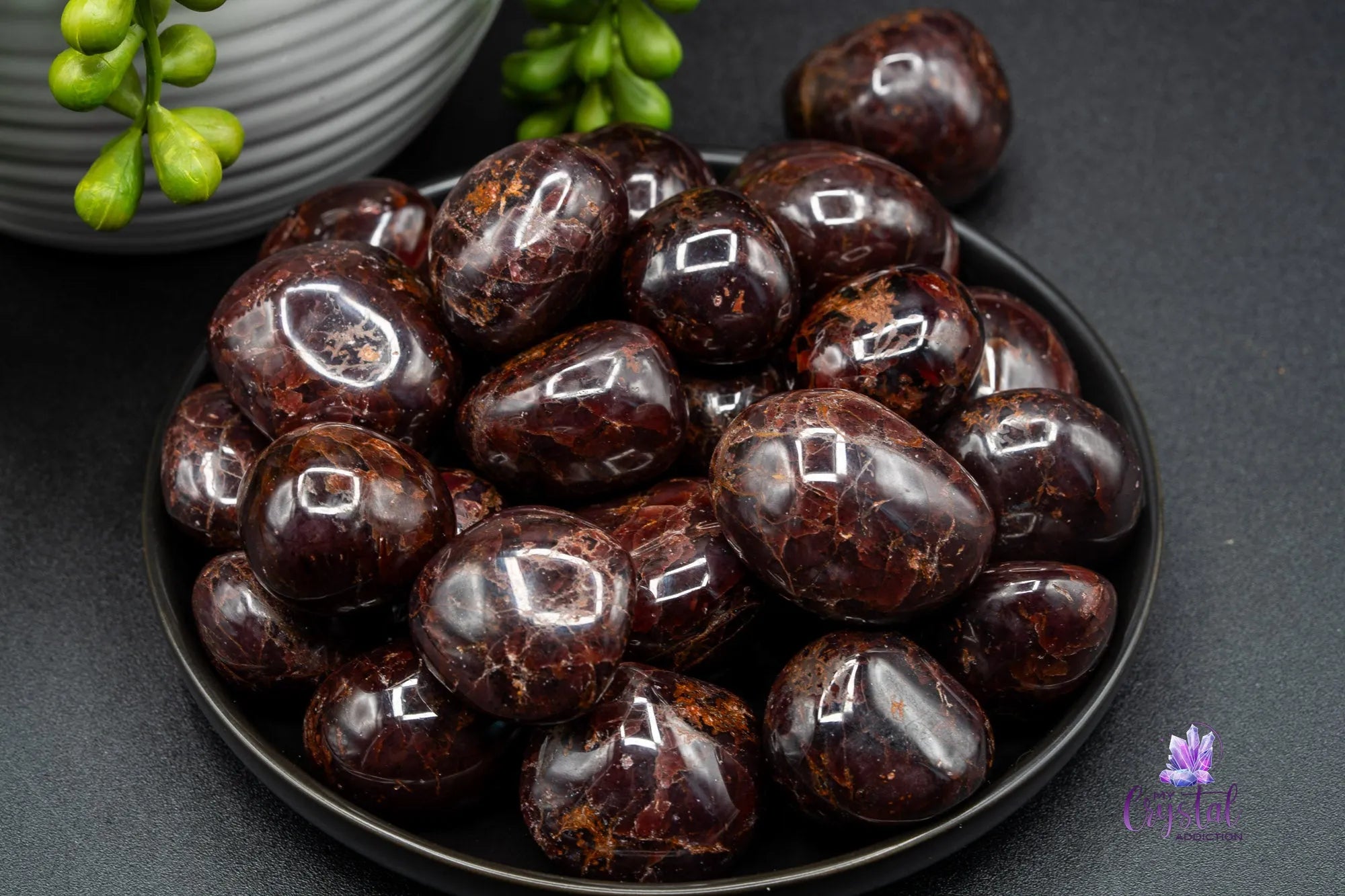 Red Garnet Tumble - My Crystal Addiction