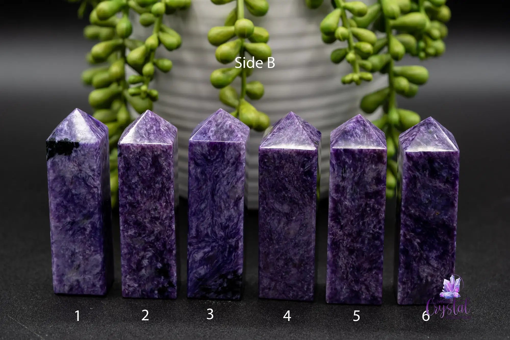 Charoite Tower 70mm-72mm - My Crystal Addiction