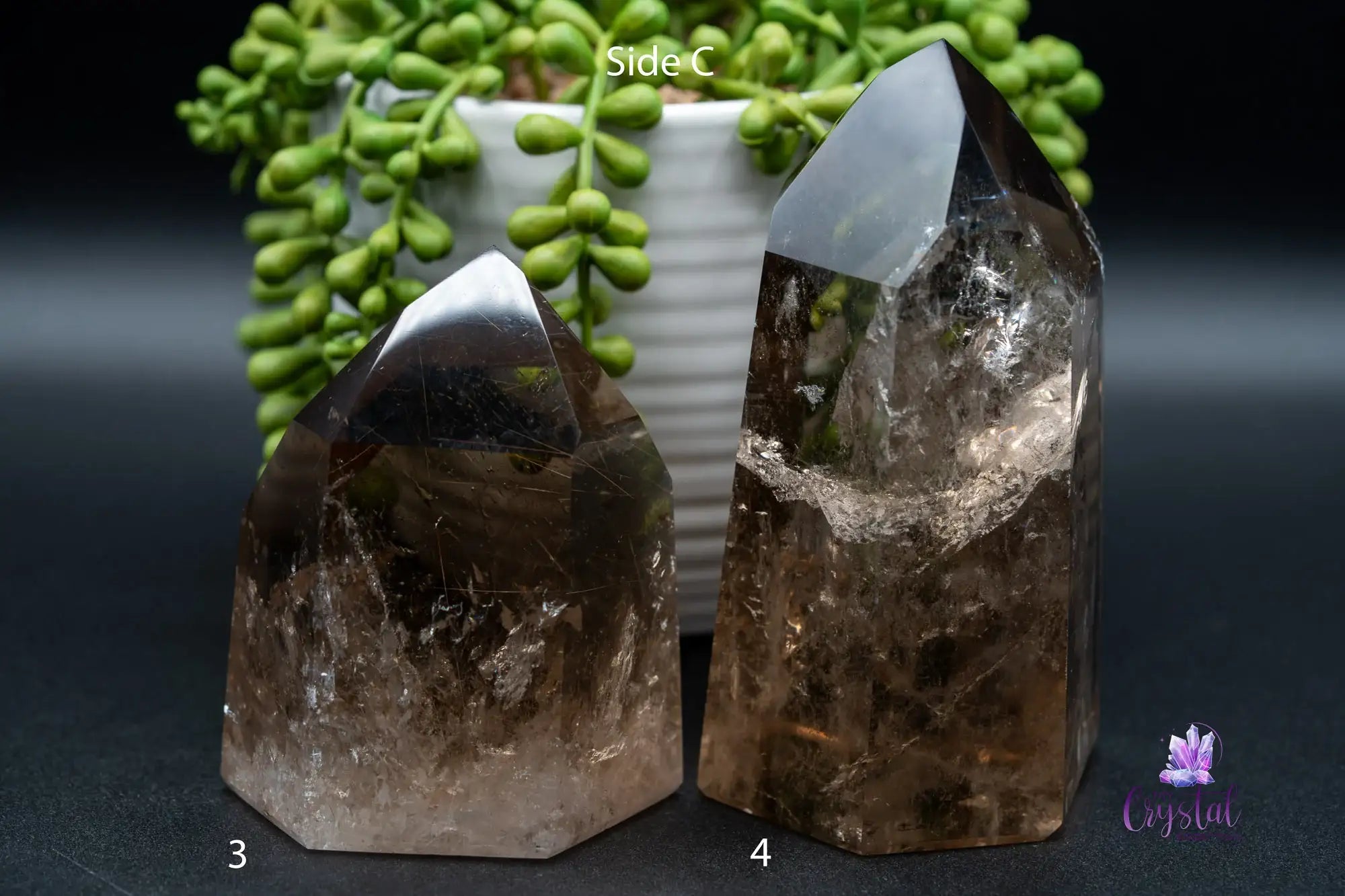 High Quality Smoky Quartz Tower Rainbows - Brazil - My Crystal Addiction