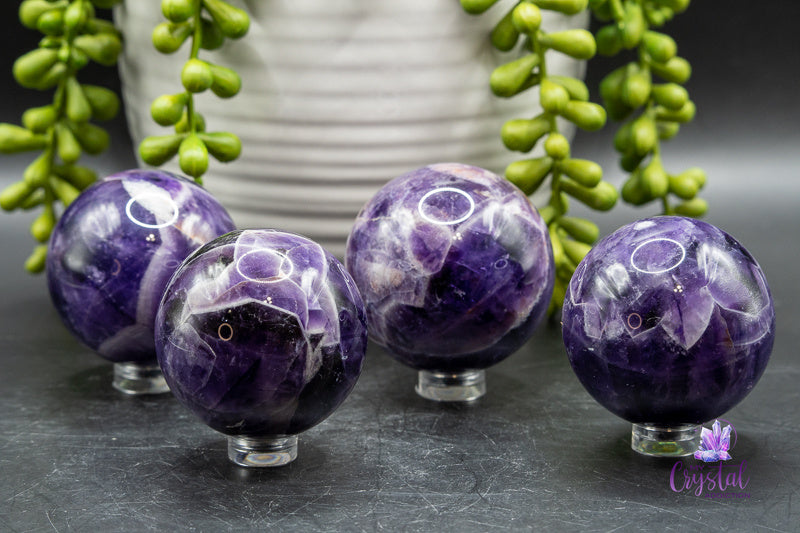 Dream Amethyst Sphere - Third Eye Chakra - My Crystal Addiction