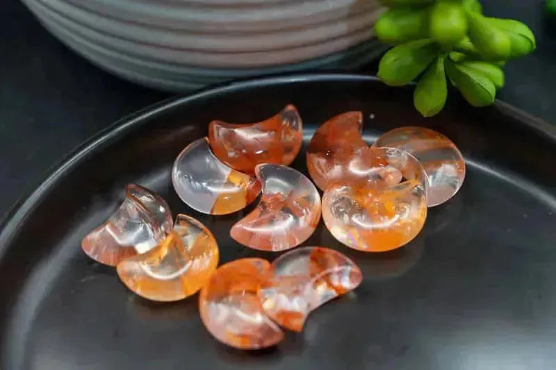 Fire Quartz - Moon or Star - My Crystal Addiction
