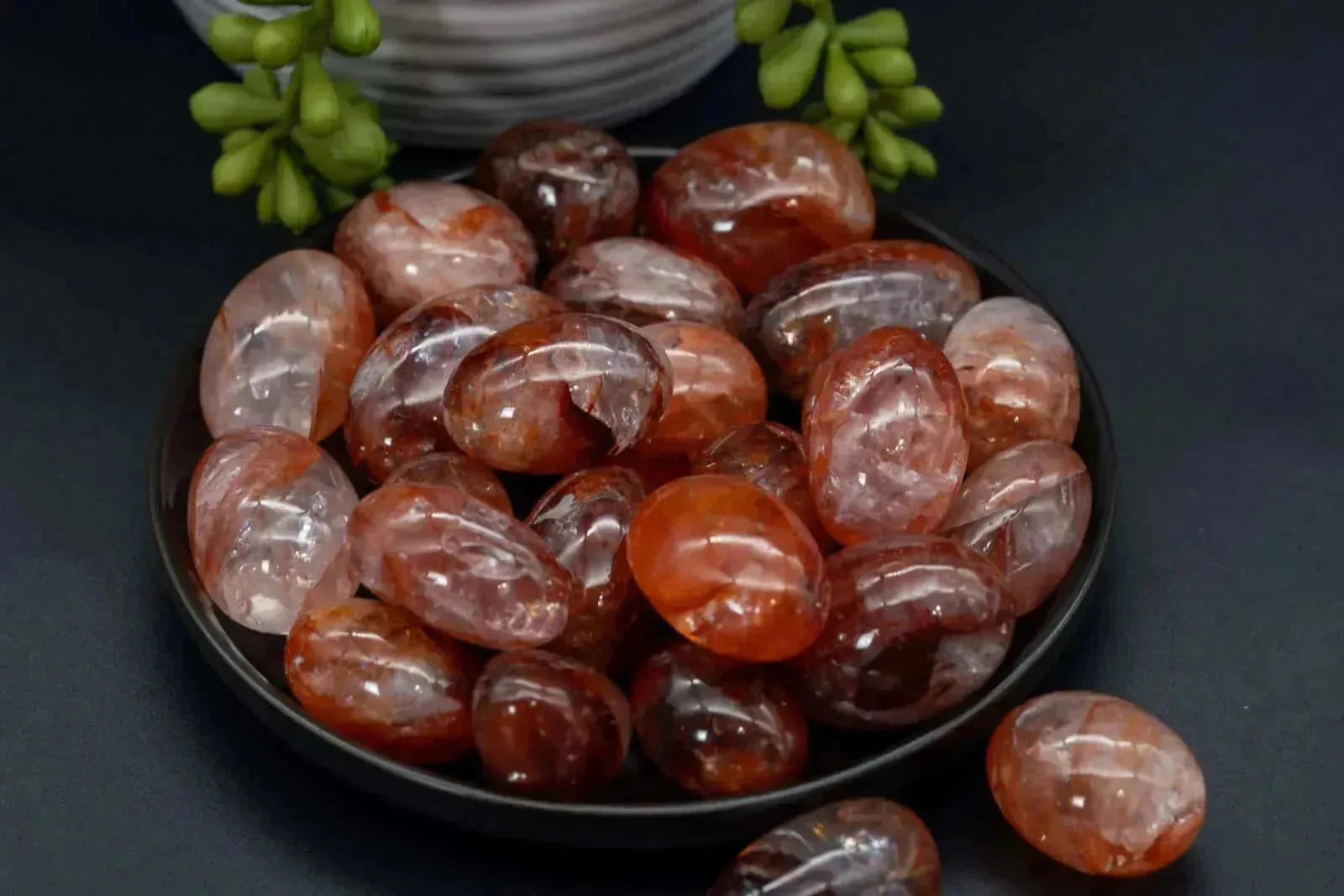 Fire Quartz Tumble - My Crystal Addiction
