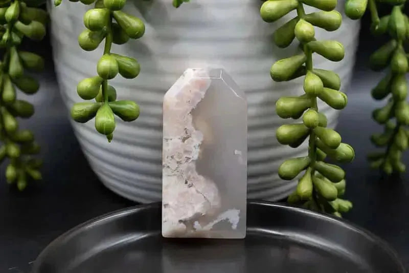 Flower Agate Carving - Tab - My Crystal Addiction