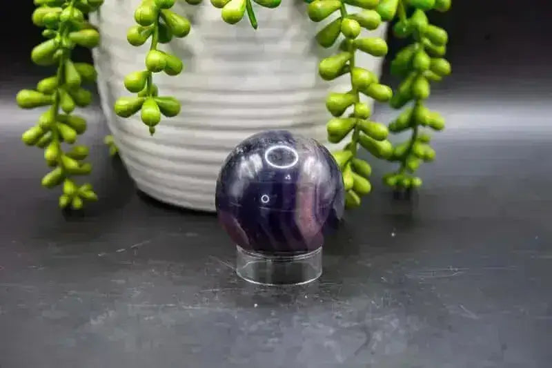 Fluorite Sphere - Purple - My Crystal Addiction
