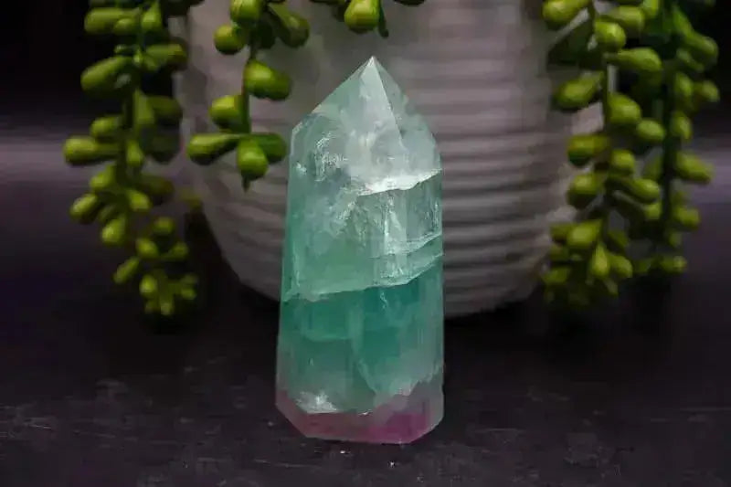 Fluorite Tower - Watermelon 3.5" - My Crystal Addiction