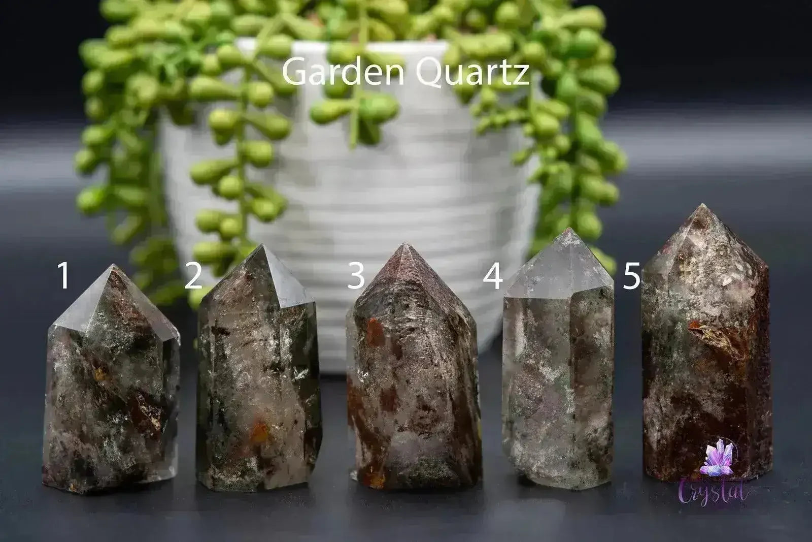 Garden Quartz Towers 2.4"-3.0"/62mm-77mm - My Crystal Addiction