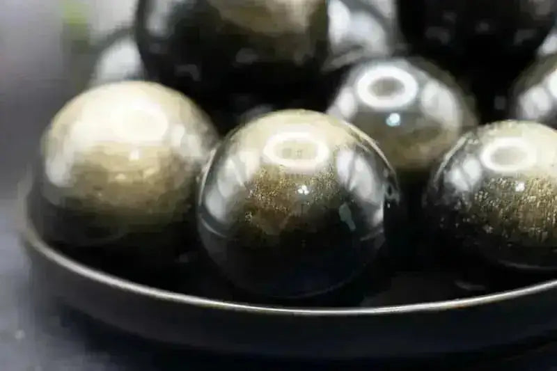 Gold Sheen Obsidian Sphere - 1.25-1.5" - My Crystal Addiction