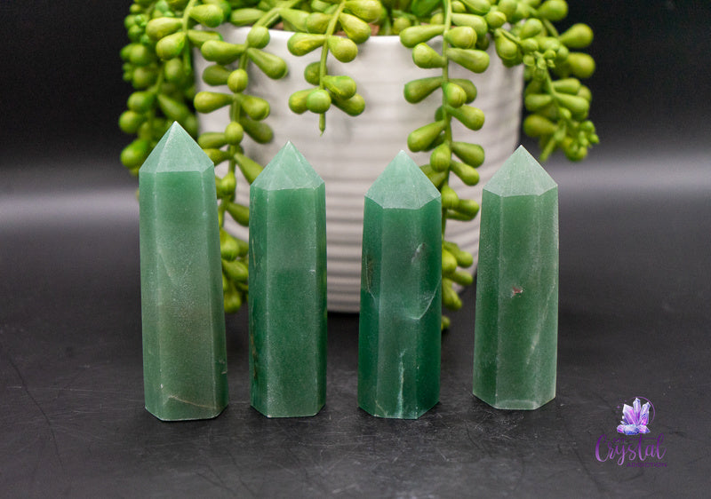 Green Aventurine Tower - Heart Chakra - My Crystal Addiction