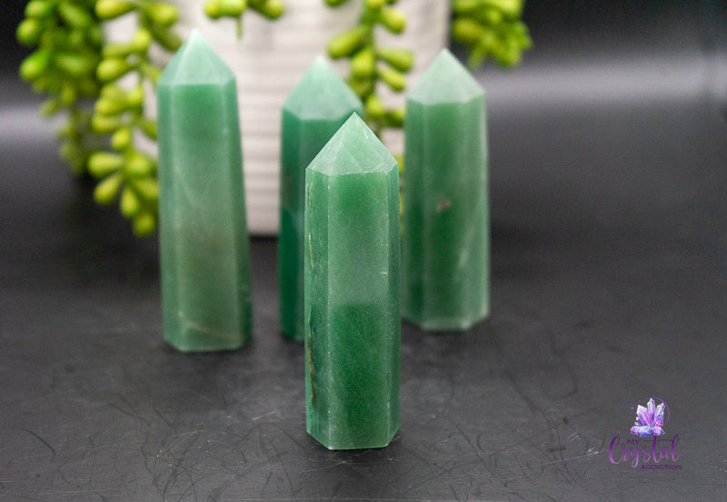 Green Aventurine Tower - Heart Chakra - My Crystal Addiction