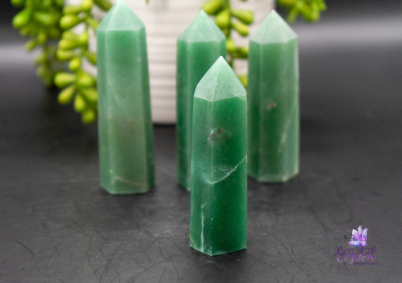 Green Aventurine Tower - Heart Chakra - My Crystal Addiction