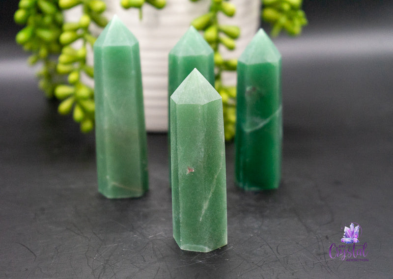 Green Aventurine Tower - Heart Chakra - My Crystal Addiction