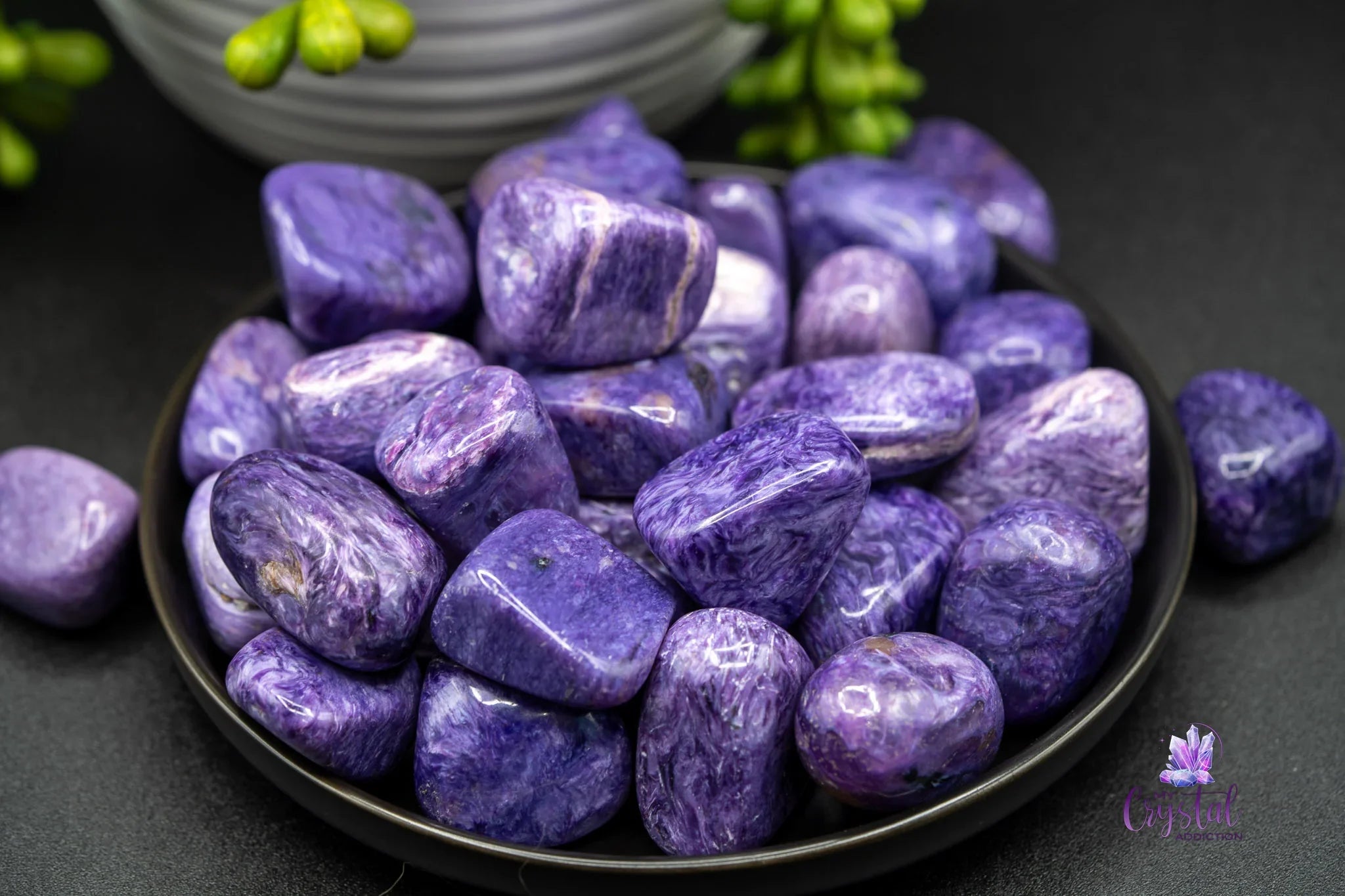 High Quality Charoite Tumble - AAA - My Crystal Addiction