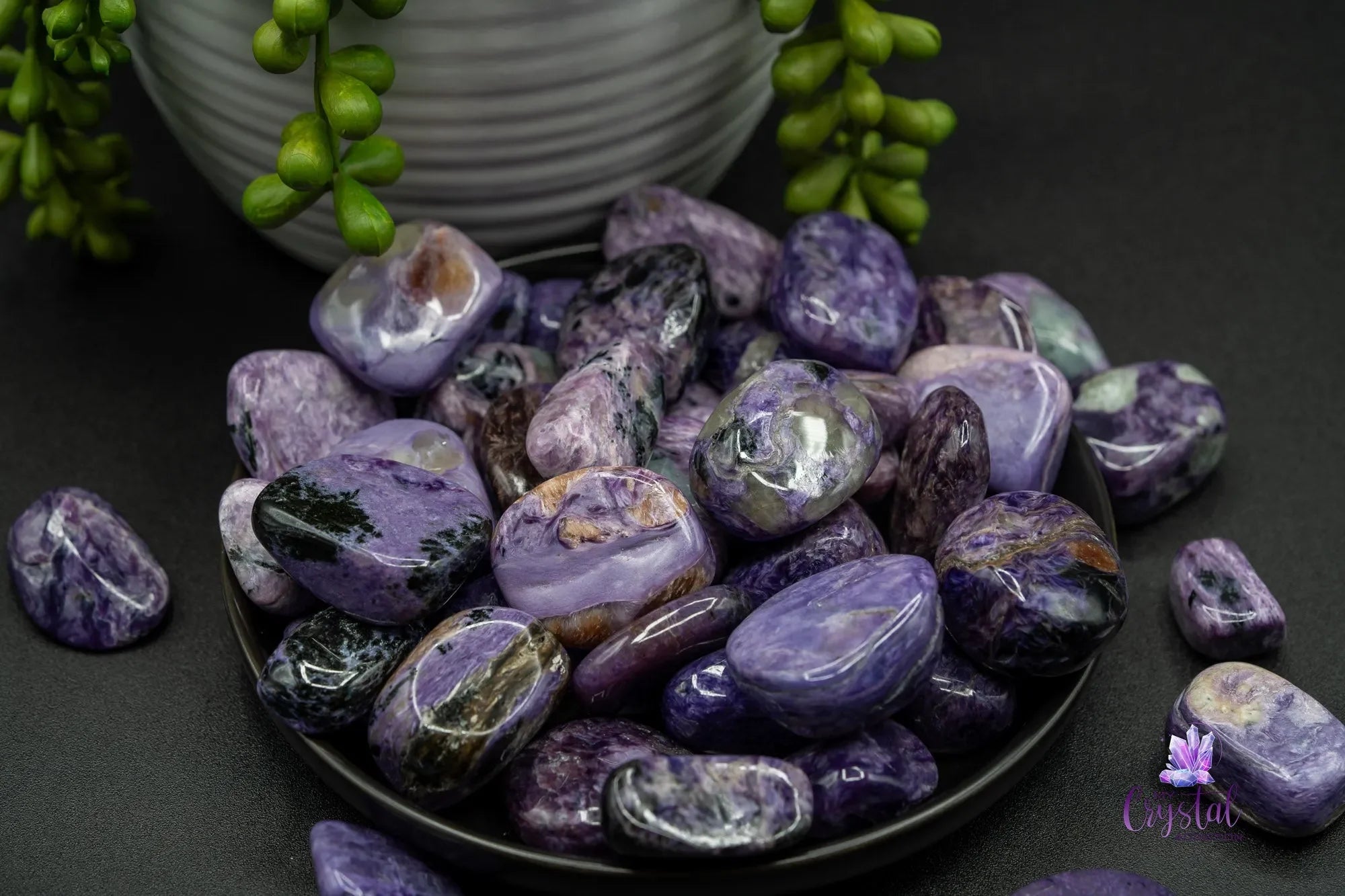 High Quality Charoite Tumble - My Crystal Addiction