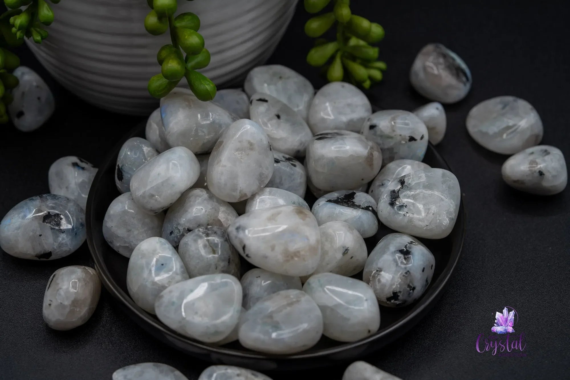 High Quality Rainbow Moonstone Tumble - My Crystal Addiction