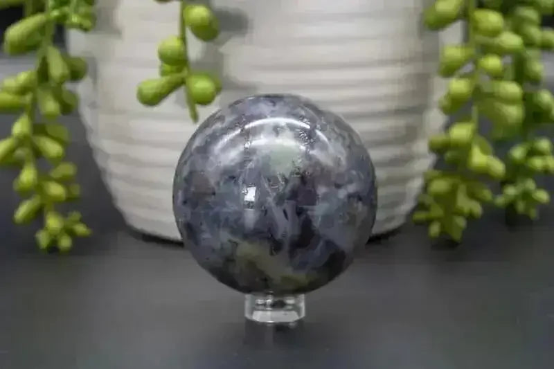 Iolite Sphere - Third Eye Chakra - My Crystal Addiction