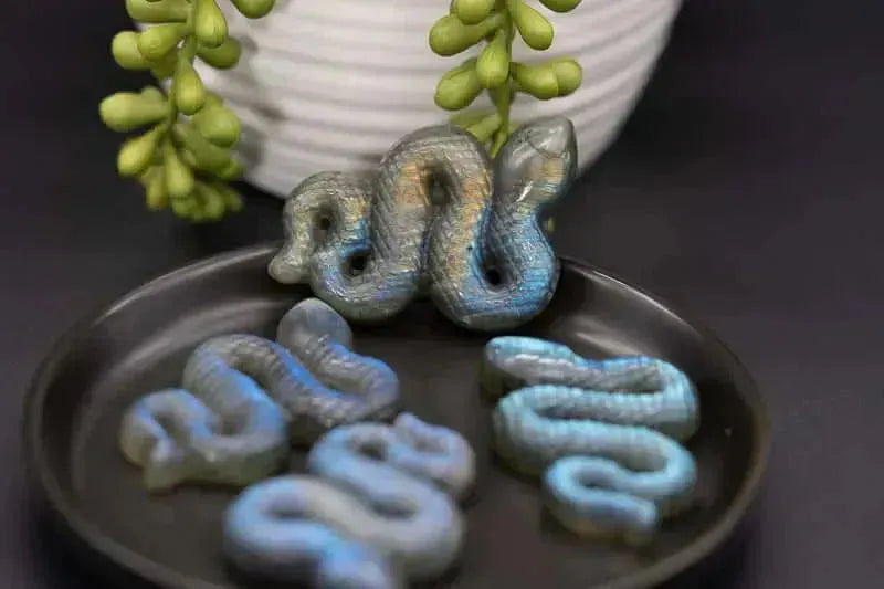 Labradorite - Blue Flash - Snake - My Crystal Addiction