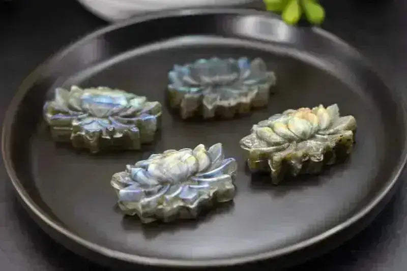 Labradorite Carving - Lotus - My Crystal Addiction