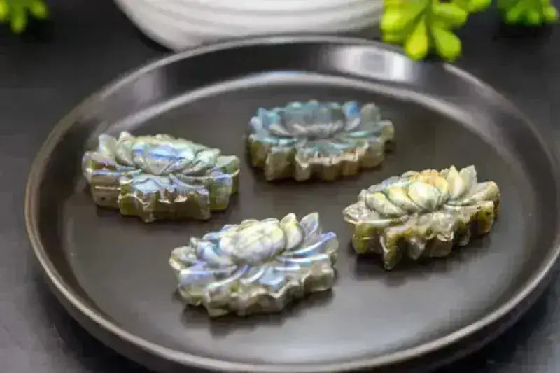 Labradorite Carving - Lotus - My Crystal Addiction