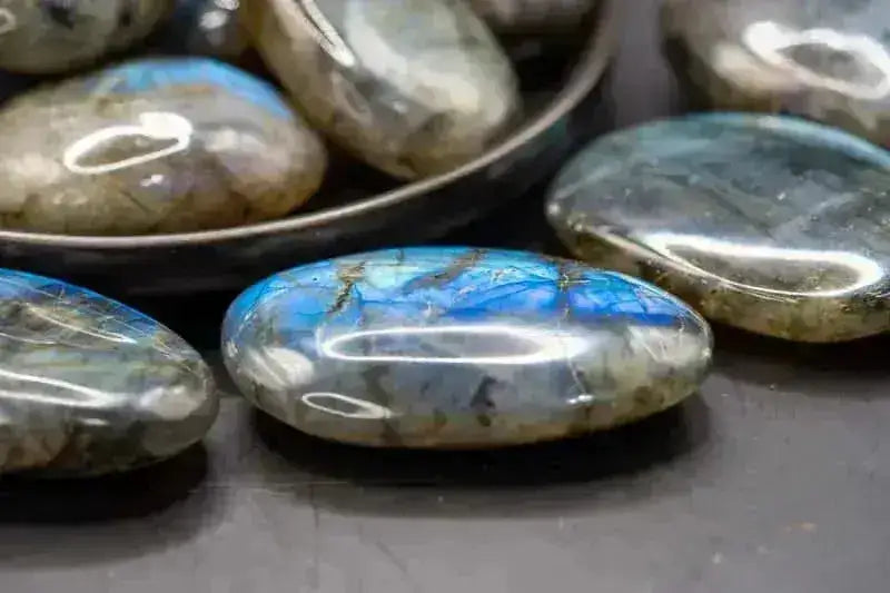 Labradorite Palm - Blue Flash - My Crystal Addiction