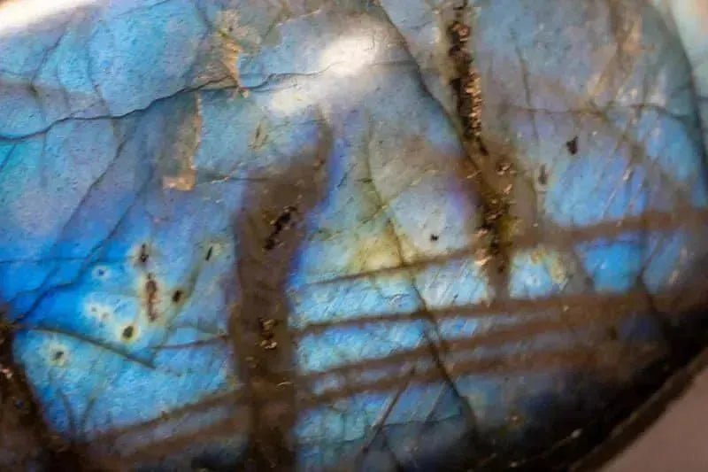 Labradorite Palm - Blue Flash - My Crystal Addiction