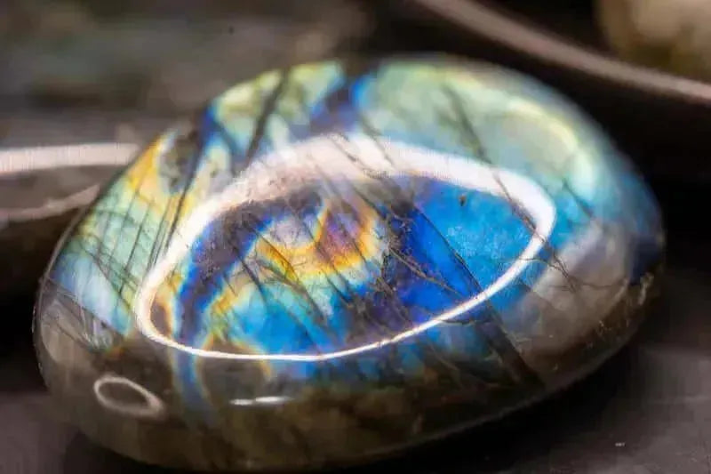 Labradorite Palm - Blue Flash - My Crystal Addiction