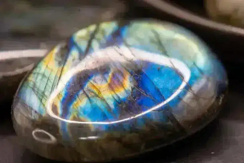 Labradorite Palm - Blue Flash - My Crystal Addiction