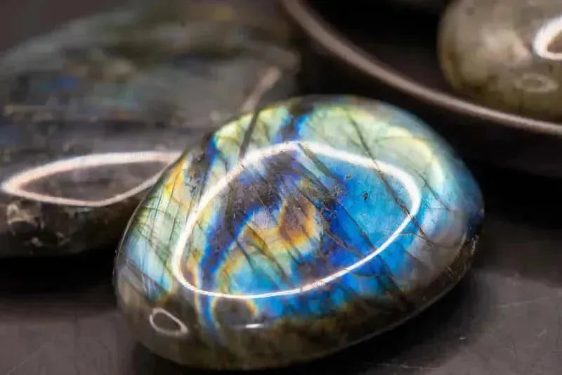Labradorite Palm - Blue Flash - My Crystal Addiction