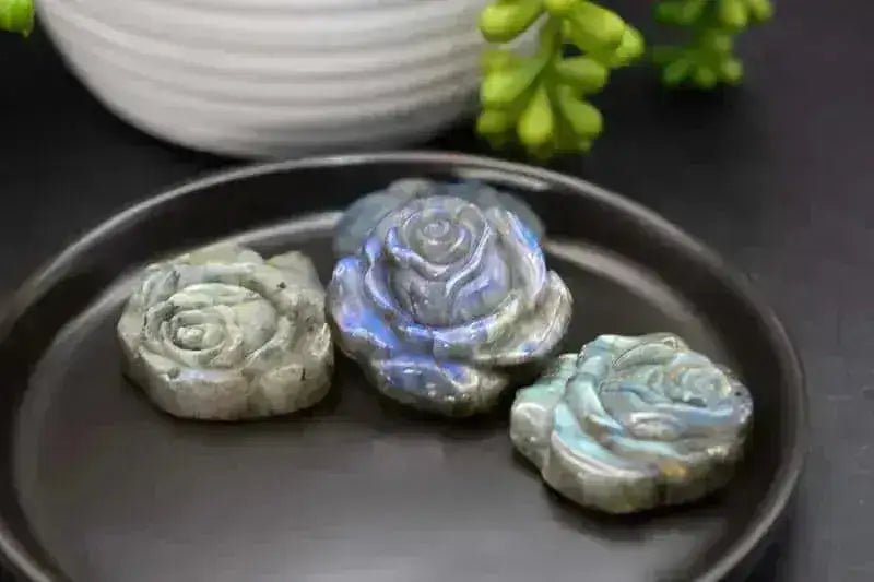 Labradorite Carving - Rose - My Crystal Addiction