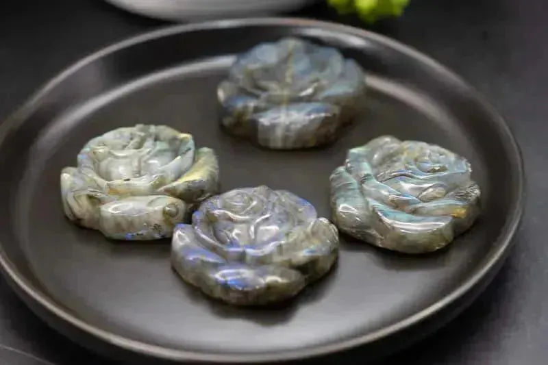 Labradorite Carving - Rose - My Crystal Addiction