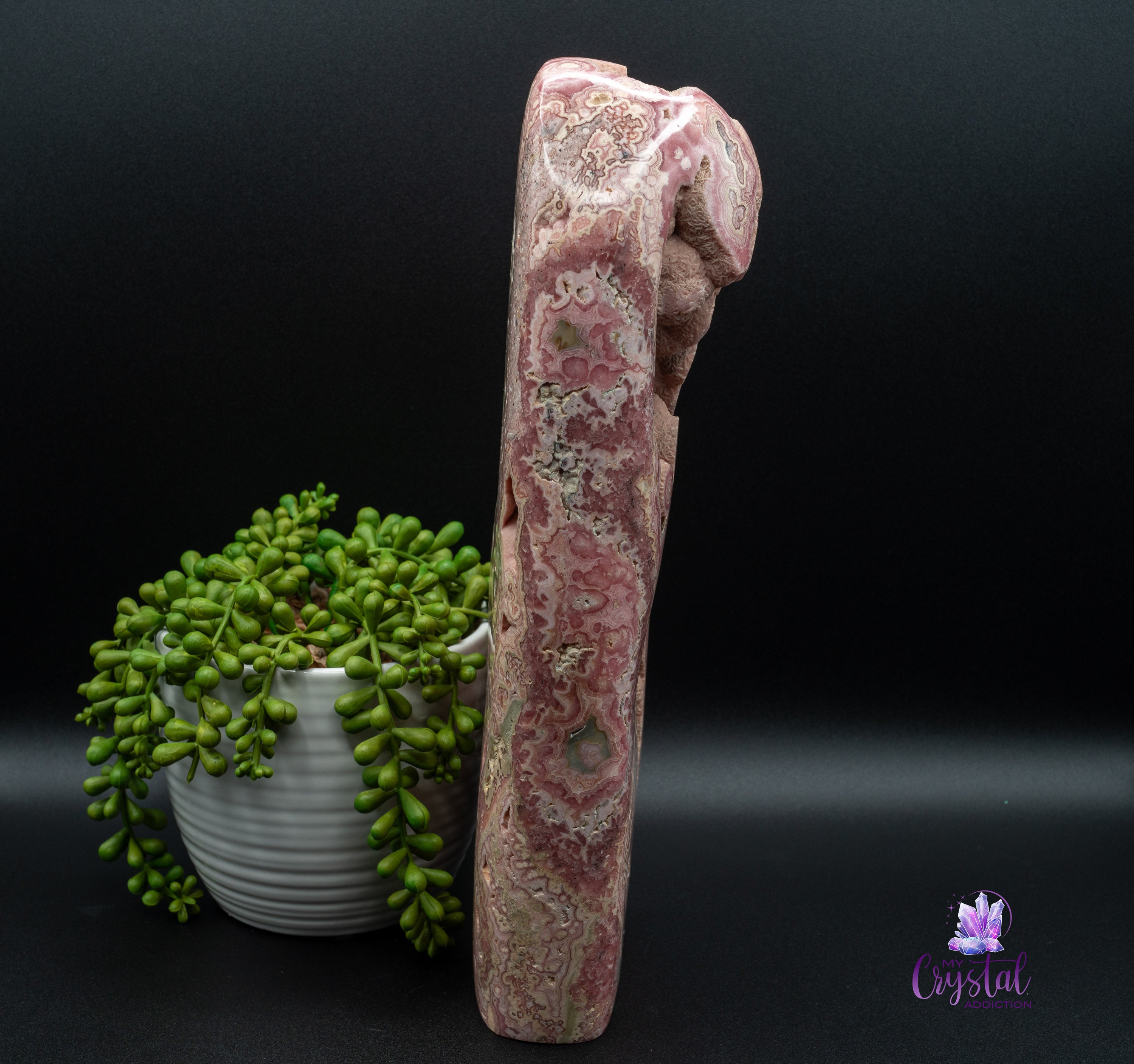 Large Rhodochrosite Freeform - High Quality - Heart Chakra - My Crystal Addiction