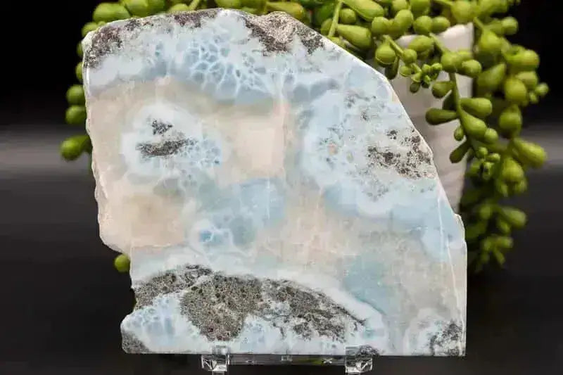 Larimar Slice 4"x4.5" - My Crystal Addiction