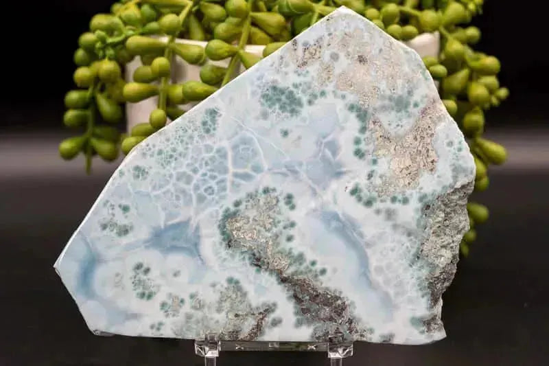 Larimar Slice 4"x5.5" - My Crystal Addiction