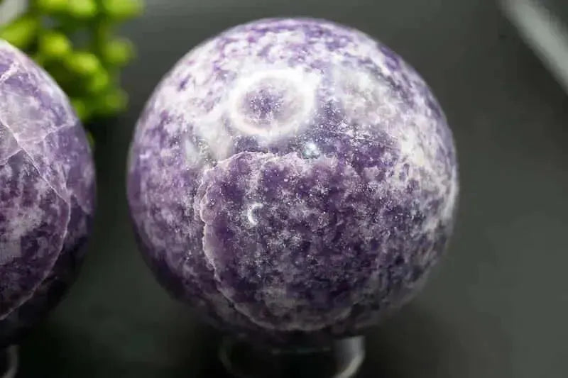 Lepidolite Sphere - 3" - My Crystal Addiction