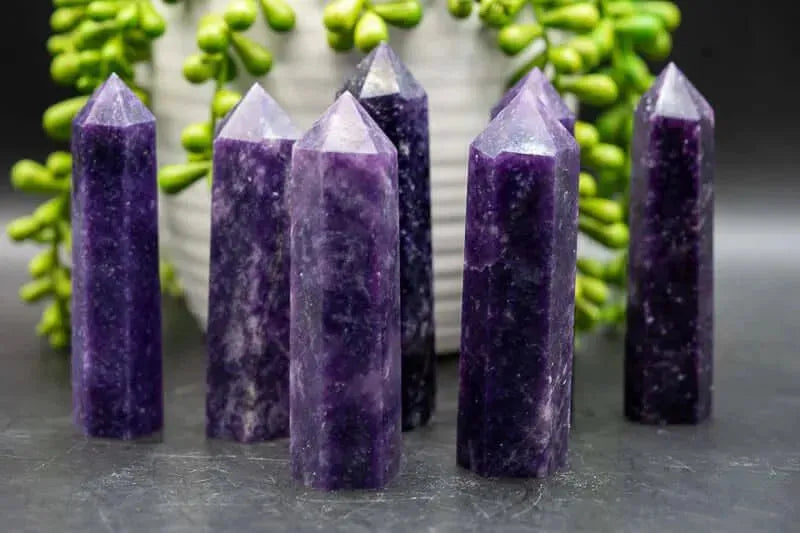 Purple lepidolite on sale