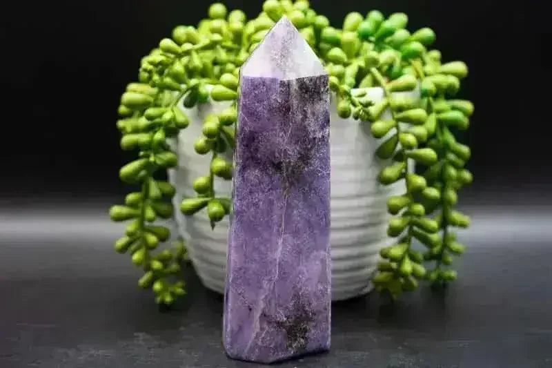 Lepidolite Tower - Third Eye Chakra - My Crystal Addiction