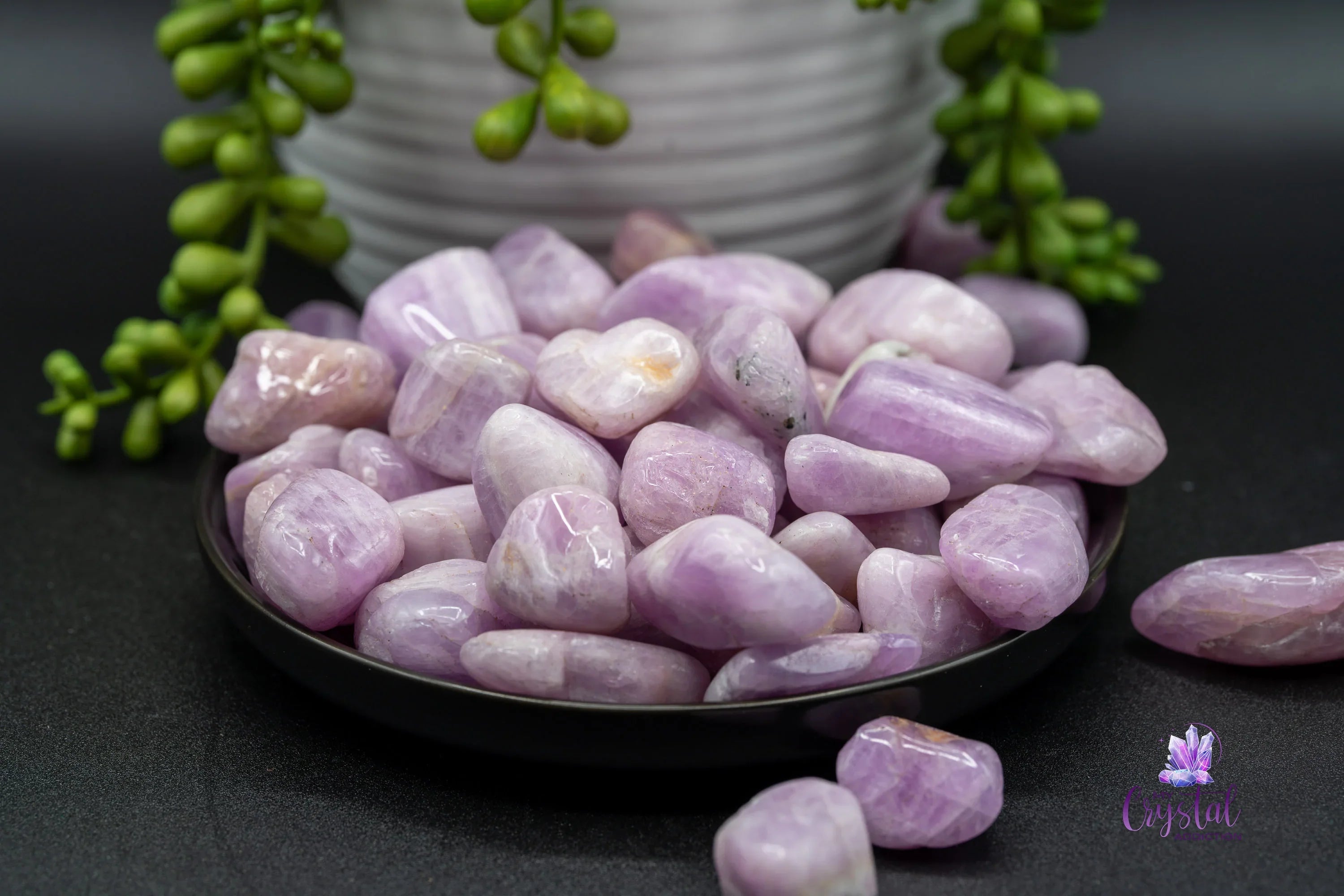 Kunzite Tumble Rough - Grade AA - My Crystal Addiction