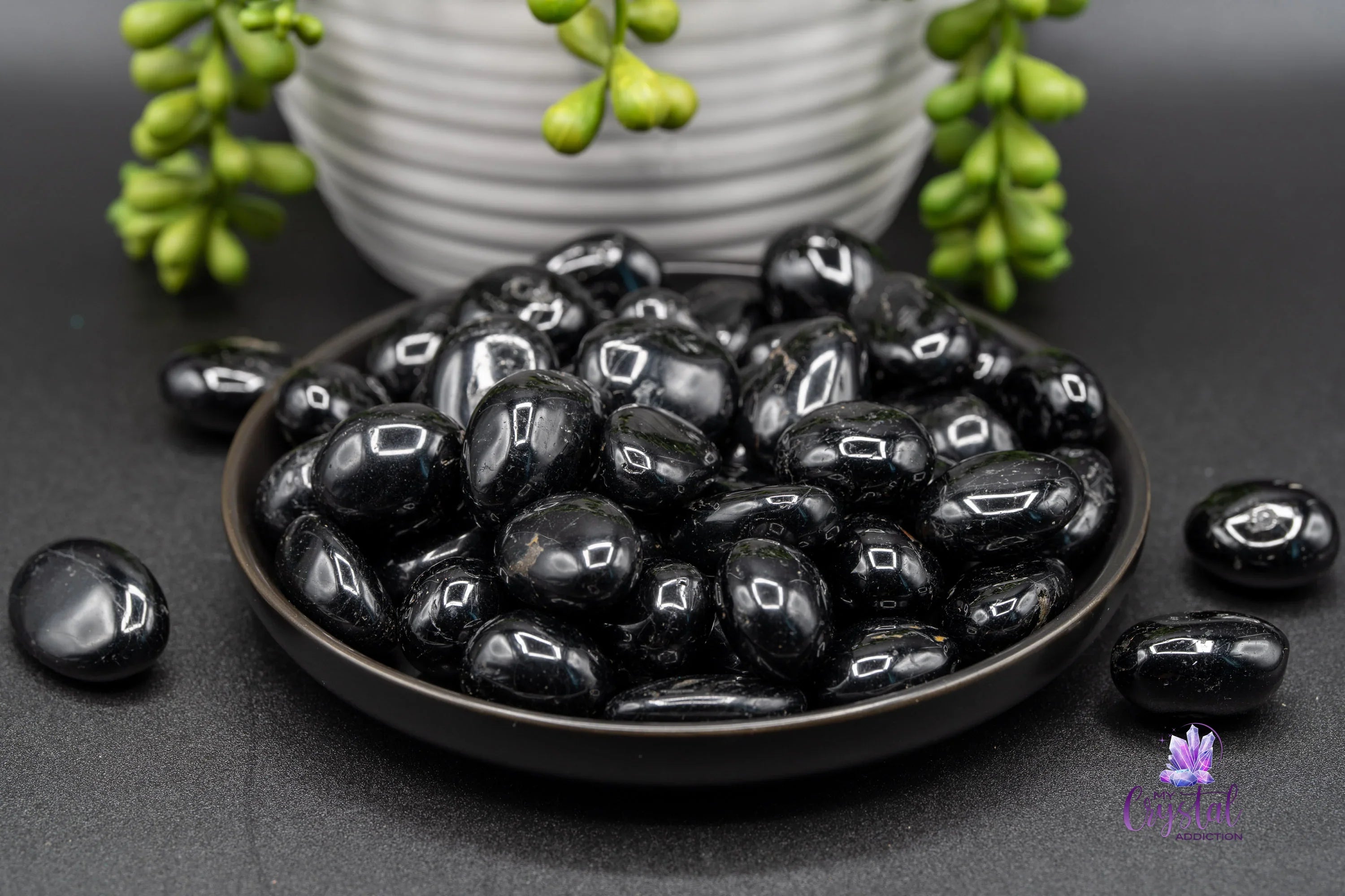 Black Tourmaline Tumble - My Crystal Addiction