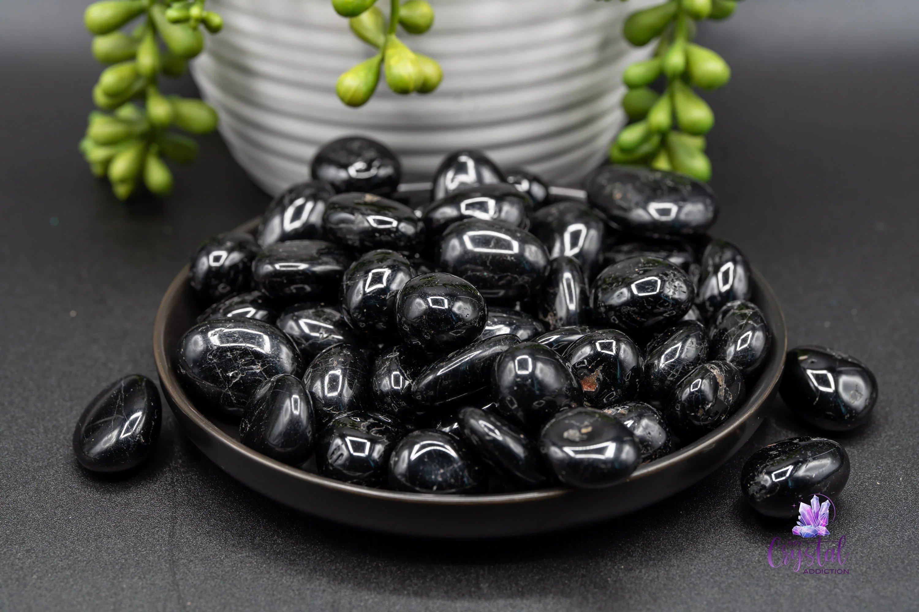 Black Tourmaline Tumble - My Crystal Addiction